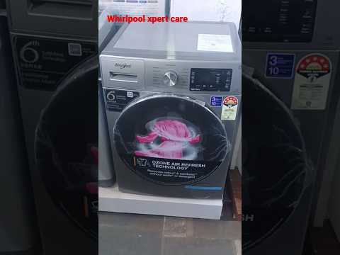Thumbnail for whirlpool xpert care 8kg frant load washing machine short video 2023#whirlpool washing machine