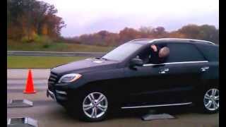 BMW X5 xdrive demonstration includes Porsche, Mercedes, Audi, Infiniti