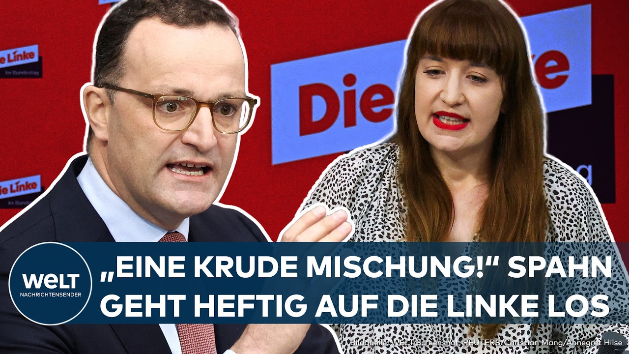 DEUTSCHLAND: "Eine krude Mischung!" Plötzlich geht Jens Spahn heftig auf die Linke los!