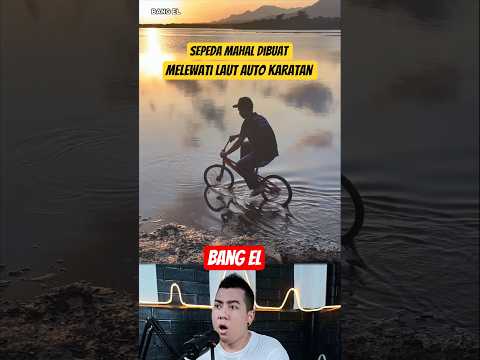 Sayang banget sepeda mahal dibuat lewat air laut #shorts #reactionvideo #fypvideo #eldanboy