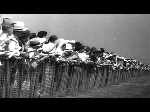 Case Ace wins the Futurity race at Arlington Park in Illinois. HD Stock Footage