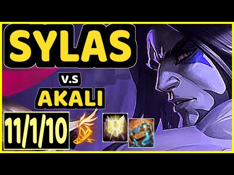 TINOWNS (SYLAS) vs AKALI - 11/1/10 KDA MID GAMEPLAY - BR Ranked GRANDMASTER
