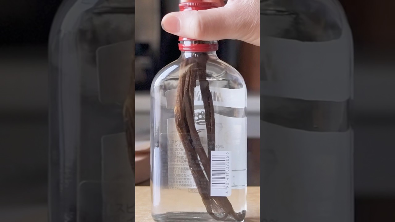 手作りバニラストラクトでとろとろミルクプリン