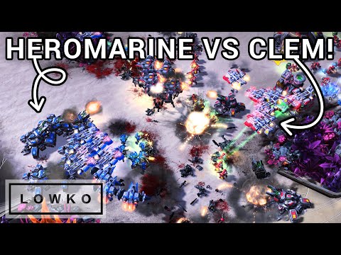 StarCraft 2: The THREE RAVEN Hit Squad! (Clem vs HeroMarine)