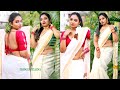 Suriya Prabha Hot Navel Onam Special Photoshoot Video Insta Model Suriya Prabha ACTRESS DESIRE