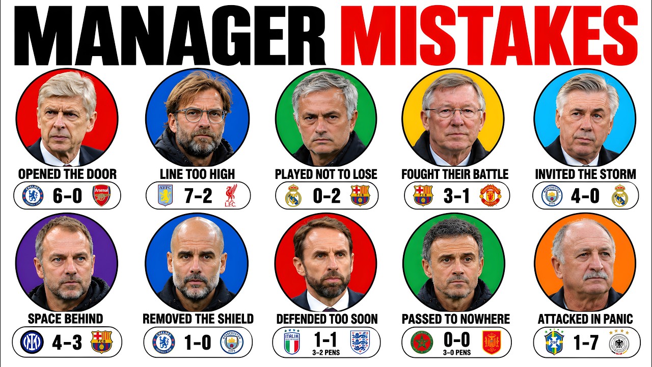 Every Football Manager’s Biggest Tactical Mistake Explained