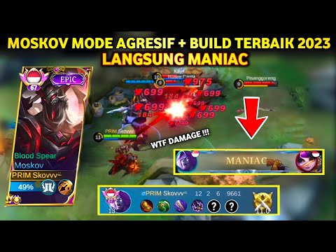 MOSKOV DENGAN BUILD INI LANGSUNG MANIAC | GAMEPLAY MOSKOV