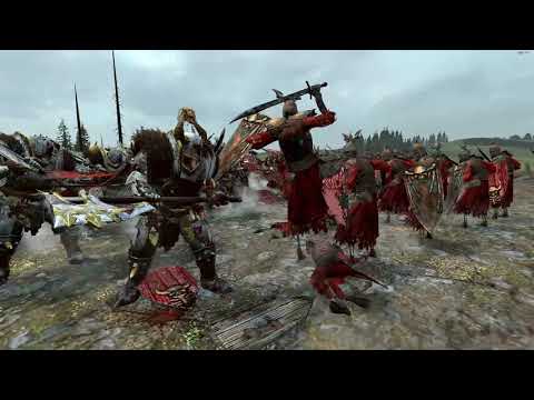 Chaos Warriors (Great Weapons) VS Grave Guards | Total War: Warhammer 2