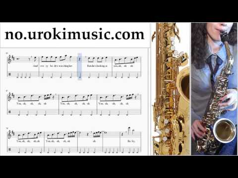 Lær å Spille Saksofon (Tenor) Calvin Harris ft. Rihanna - This Is What You Came For Melodi Trening