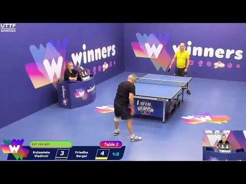 WINners CUP table 2  09.10 Kolomiets Vladimir -  Priadko Sergei 19:00