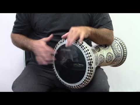 The 17.5'' Black Star New Generation - Zaza Percussion Darbuka Doumbek