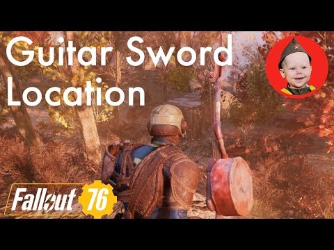 Fallout 76: Guitar Sword Location (Creepy Shack NE of Vault 76)
