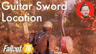 Fallout 76: Guitar Sword Location (Creepy Shack NE of Vault 76)