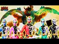 Power Rangers Dino Fury Zords Animation How To Form Primal Ultrazord