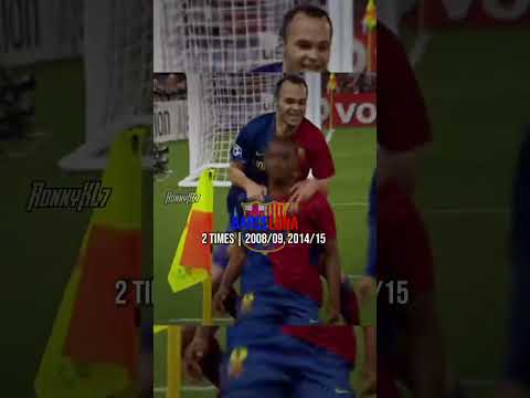 the only clubs that have won a TREBLE 😮‍💨🔥