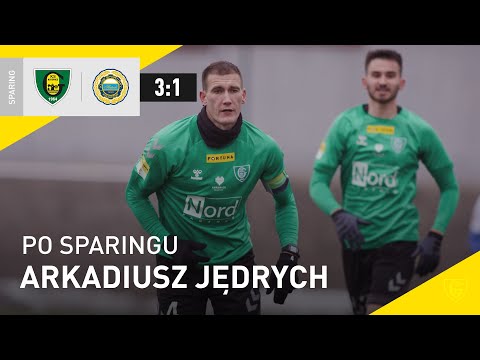 Arkadiusz Jędrych po sparingu GKS Katowice - Hutnik Kraków 3:1 (05.02.2022)