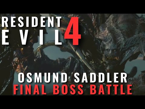 Resident Evil 4 Remake - Osmund Saddler final boss battle
