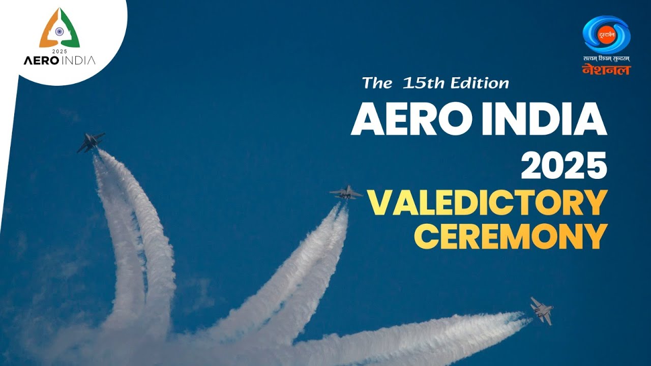 Aero India 2025 | Flying Display on Day - 04 | Valedictory Programme |