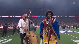 Download lagu Kamasi Washington Sings The National Anthem | Chiefs vs Chargers Week 1 mp3