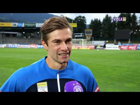 Torschütze Andi Gruber nach dem Sieg beim WAC bei #ViolaTV (08/2022) #faklive #Veilchen
