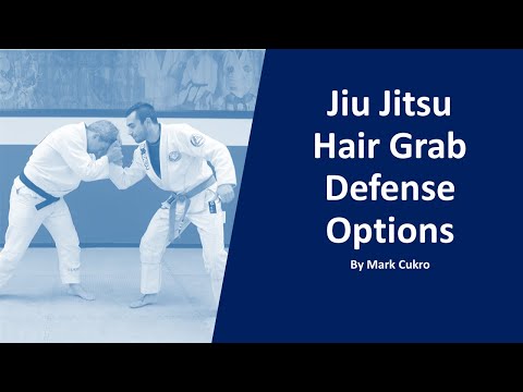 Brazilian Jiu Jitsu Hair Grab Defense Options by Mark Cukro #bjj #combatsport #martialarts #jiujitsu