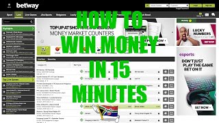 Betway Strategy : How to make MONEY in 15 minutes