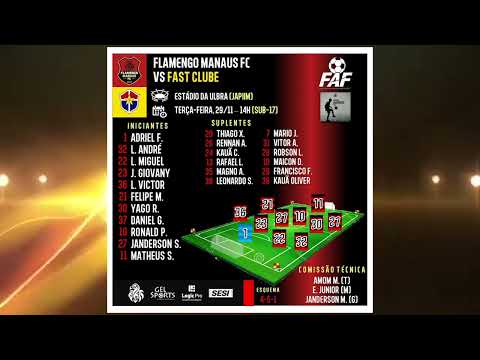 Chamada | Fast x Flamengo Manaus - 4ª Rodada / Amanense Sub17 2022