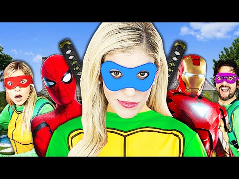 Giant Comic Book Masquerade Ball in Real Life to Save Game Master!  Rebecca Zamolo