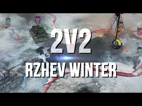 THE AXIS GRIND [2v2] [OST] [Rzhev Winter] — Full Match of CoH2