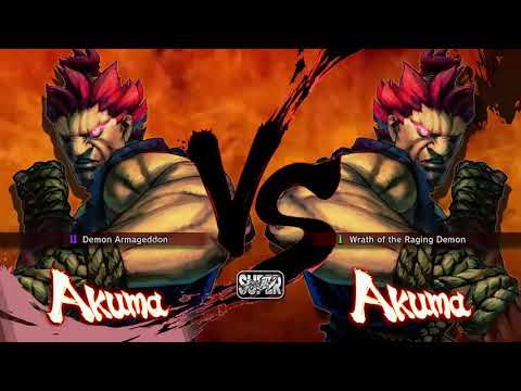 Super Street Fighter 4 Arcade Edition: Akuma Vs Akuma (Japanese) (Mirror Match)