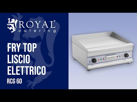 Video - Fry top liscio elettrico - 60 cm - liscio - 2 x 3.2 kW