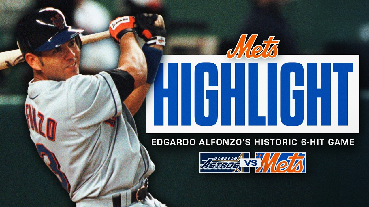 Edgardo Alfonzo’s Historic 6-Hit Game | Mets Record Night vs Astros