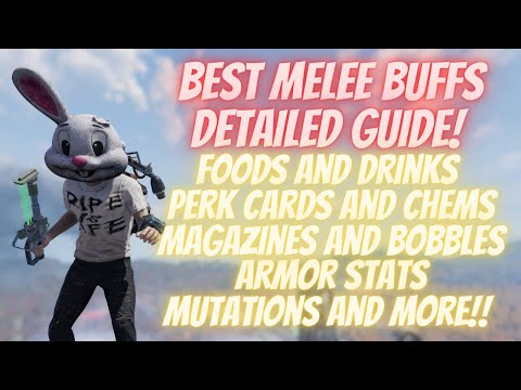 Fallout 76: How to increase your damage | Melee Buffs | Detailed Guide 2024