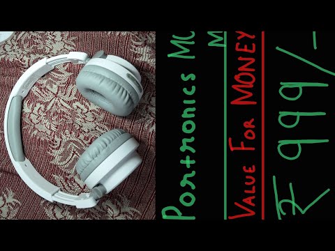 Thumbnail for Best Bluetooth Headphones under 1000 Rs | portronics muffs m2 | honest review