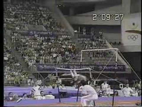 Mirela Pasca - 1992 Olympics EF - Uneven Bars