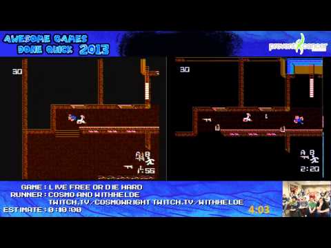 Cosmo vs Withhelde - Die Hard race at AGDQ 2013