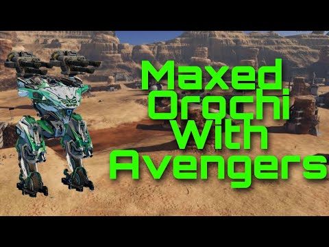 Maxed OROCHI With AVENGER'S  |  War Robots Gameplay - Free For All