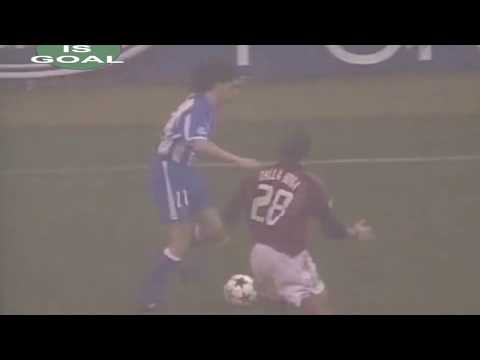 Goal! Diego Tristan. AC Milan vs Deportivo. 13.11.2002