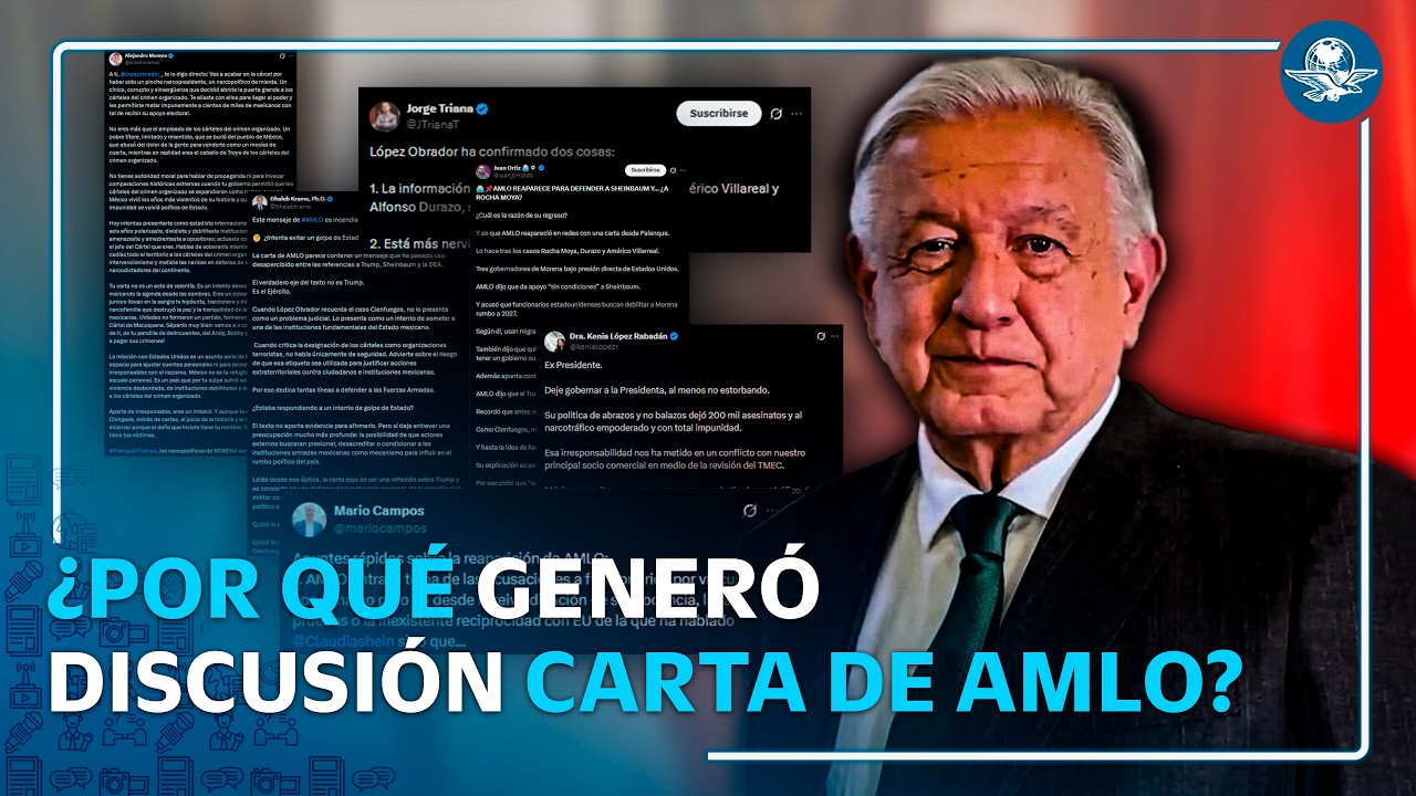 Reaparición de AMLO con carta divide opiniones; ¿qué dice