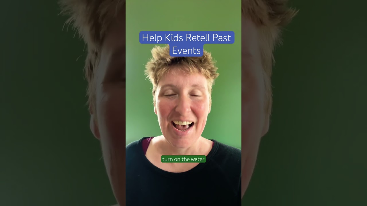 Sequencing skills can help a child be able to retell a past event or a story in a logical way #slp