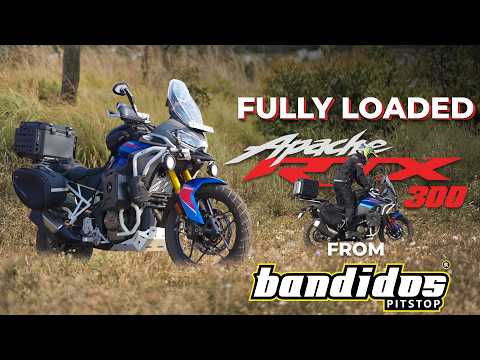 RTX 300 unleashed—power, torque, pure adventure. Ride the roar by TVS