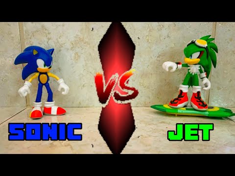 SONIC VS. JET THE HAWK 😱🫣 (Sonic the Hedgehog Stop Motion)