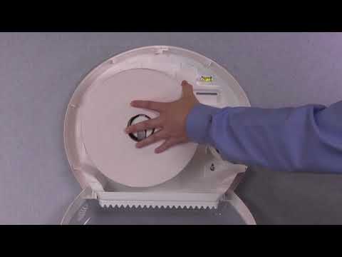 Tork t1 jumbo bath tissue dispenser load and refill