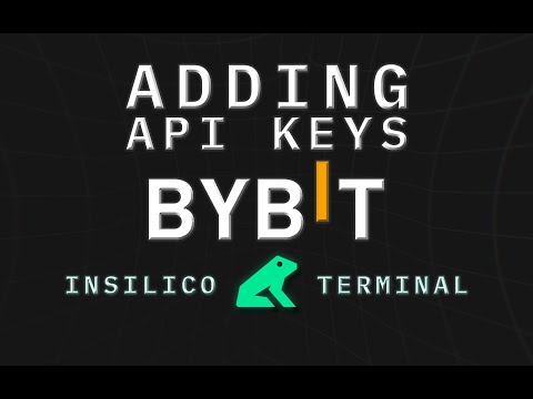 Adding Bybit API Key to The Terminal