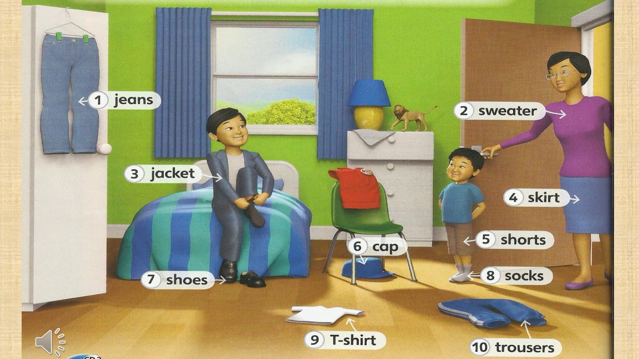 Supermind B1: Unit 7 - Get dressed (Vocabulary and Jazz Chant)