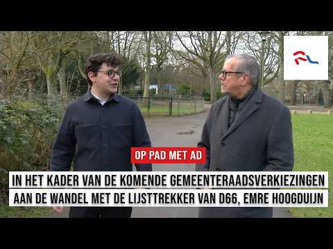Op Pad Met Ad en de lijsttrekker van D66, Emre Hoogduijn