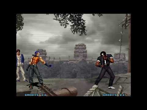 K9999 and KUSANAGI special interaction (KoF 2002)