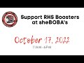 Booster Fundraiser at sheBOBA's