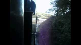preview picture of video 'NYMR: LMS Black Five 'Eric Treacy' through Grosmont tunnel!'