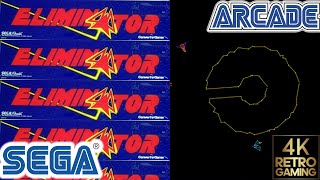 Eliminator Arcade ( Sega 1981 ) 4k Gameplay
